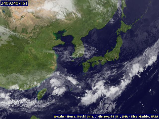 Satellite - Japan - Mon 23 Sep 19:00 EDT