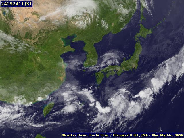 Satellite - Japan - Mon 23 Sep 23:00 EDT