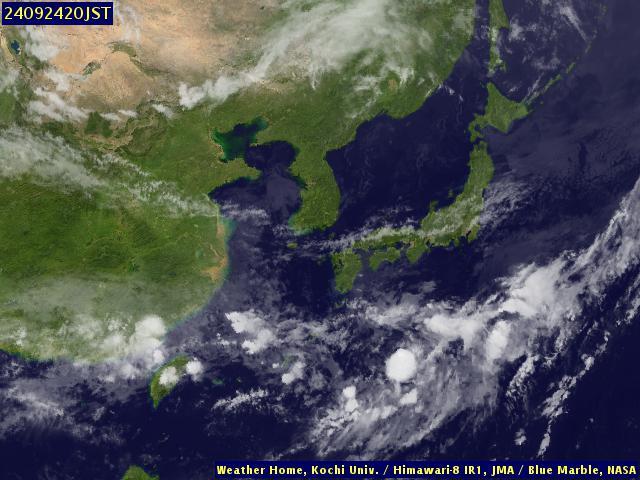 Satellite - Japan - Tue 24 Sep 08:00 EDT