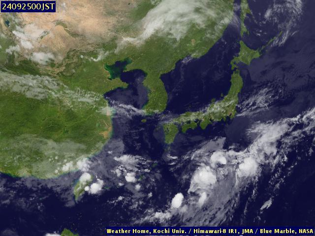 Satellite - Japan - Tue 24 Sep 12:00 EDT