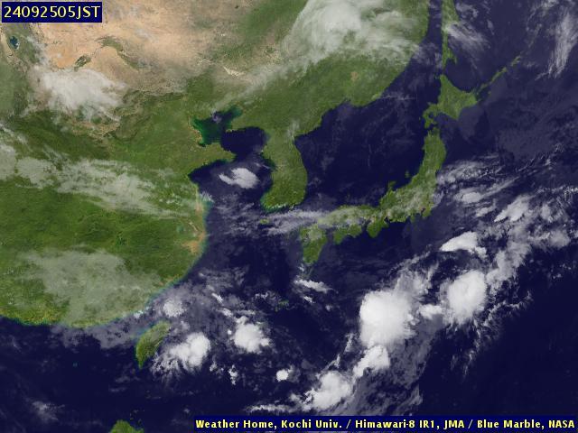 Satellite - Japan - Tue 24 Sep 17:00 EDT