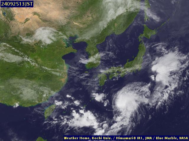 Satellite - Japan - Wed 25 Sep 01:00 EDT