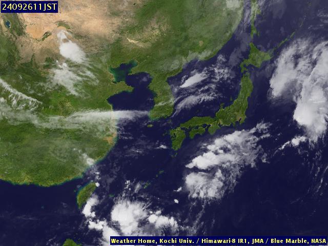 Satellite - Japan - Wed 25 Sep 23:00 EDT