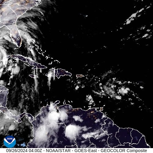 Satellite - Puerto Rico - Thu 26 Sep 01:00 EDT