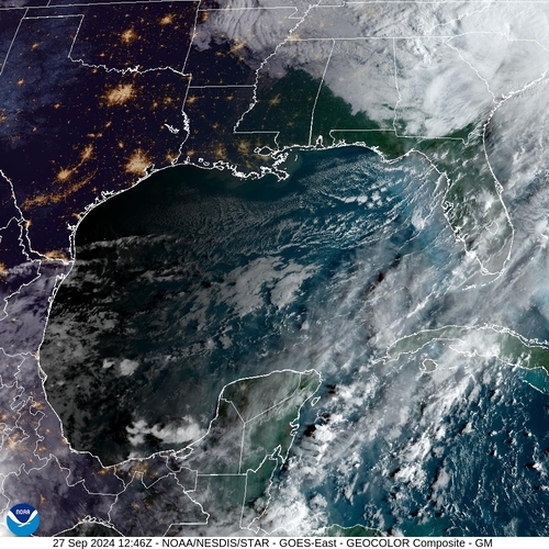 Satellite - Yucatan Strait - Fri 27 Sep 09:46 EDT