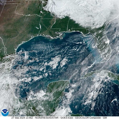 Satellite - Gulf of Mexico - Fri 27 Sep 10:46 EDT