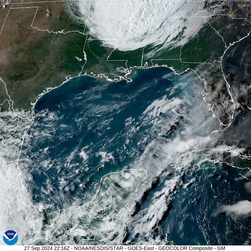 Satellite - Yucatan Strait - Fri 27 Sep 19:16 EDT