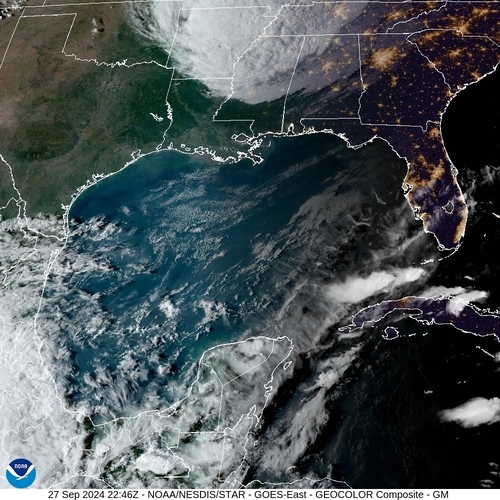 Satellite - Gulf of Mexico - Fri 27 Sep 19:46 EDT