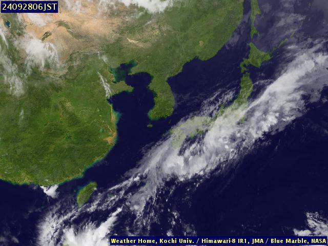 Satellite - Japan - Fri 27 Sep 18:00 EDT