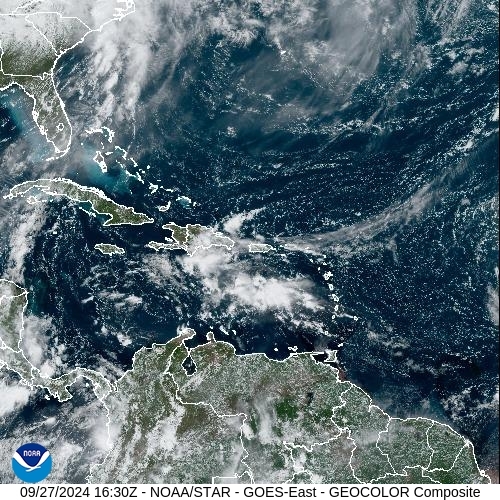 Satellite - Alizes Ouest - Fri 27 Sep 13:30 EDT