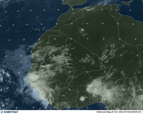 Satellite - Gulf of Guinea - Sat 28 Sep 00:00 EDT