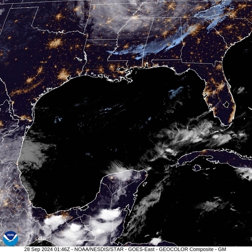 Satellite - Yucatan Strait - Fri 27 Sep 22:46 EDT