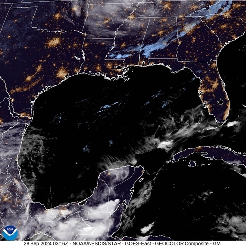 Satellite - Cuba/West - Sat 28 Sep 00:16 EDT