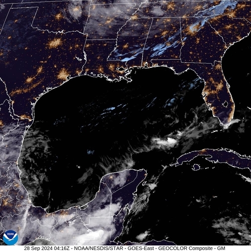 Satellite - Cuba/West - Sat 28 Sep 01:16 EDT