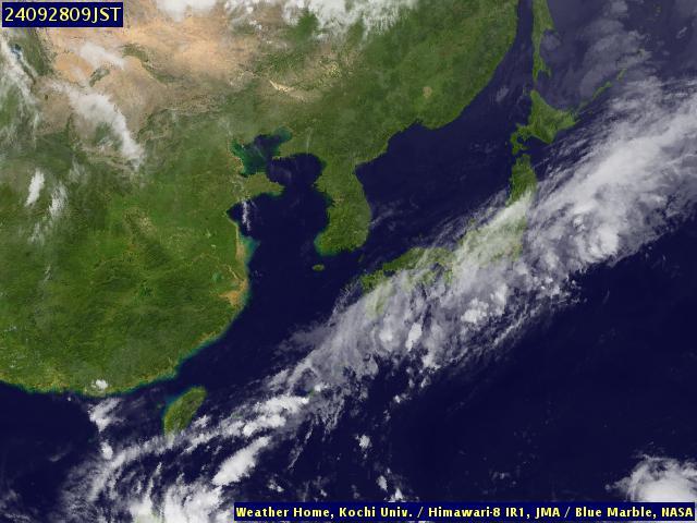 Satellite - Japan - Fri 27 Sep 21:00 EDT