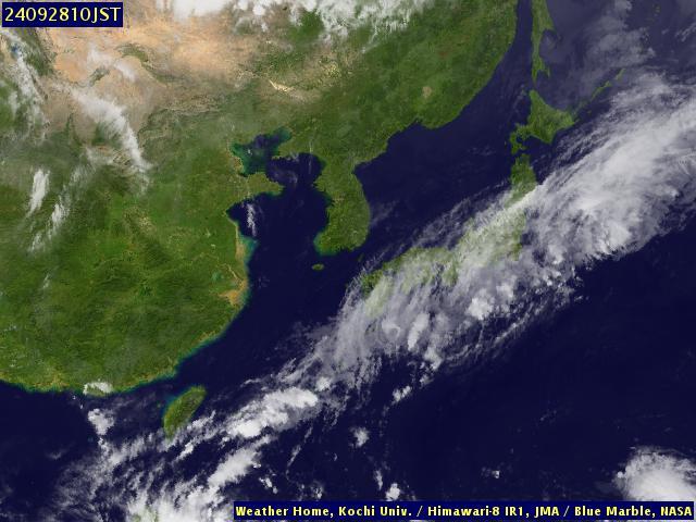 Satellite - Japan - Fri 27 Sep 22:00 EDT