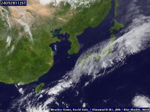 Satellite - Taiwan Strait - Sat 28 Sep 00:00 EDT