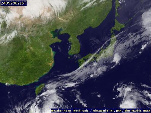 Satellite - Taiwan Strait - Sat 28 Sep 15:00 EDT