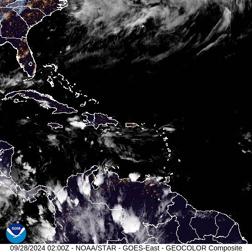 Satellite - Alizes Ouest - Fri 27 Sep 23:00 EDT