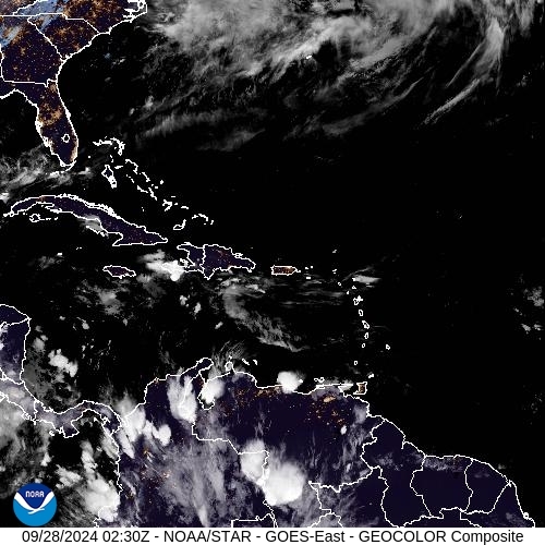 Satellite - Puerto Rico - Fri 27 Sep 23:30 EDT