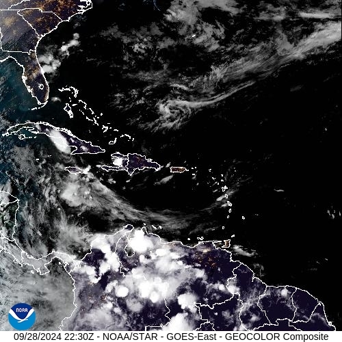 Satellite - Lesser Antilles - Sat 28 Sep 19:30 EDT