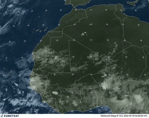 Satellite - Gulf of Guinea - Sun 29 Sep 01:00 EDT