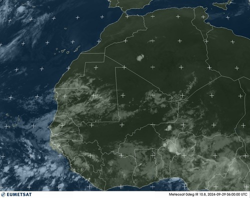 Satellite - Gulf of Guinea - Sun 29 Sep 03:00 EDT