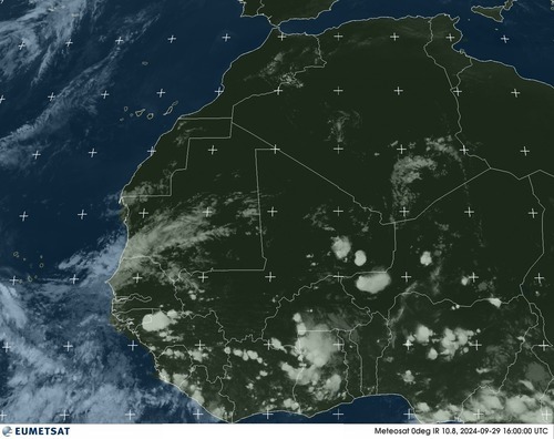 Satellite - Gulf of Guinea - Sun 29 Sep 13:00 EDT