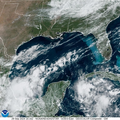 Satellite - Yucatan Strait - Sun 29 Sep 13:16 EDT