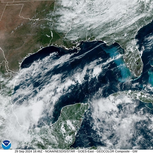 Satellite - Gulf of Honduras - Sun 29 Sep 15:46 EDT