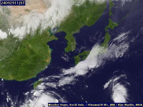 Satellite - Philippine Sea (Centr.) - Sun 29 Sep 00:00 EDT