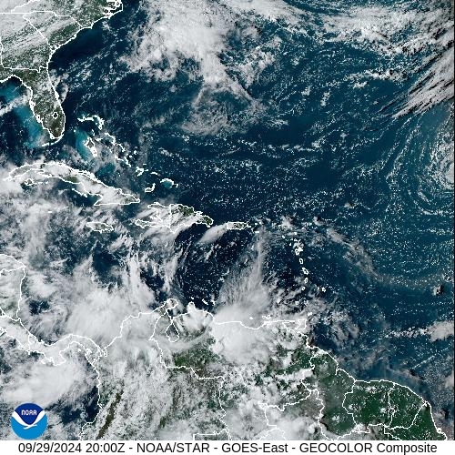 Satellite - Alizes Ouest - Sun 29 Sep 17:00 EDT