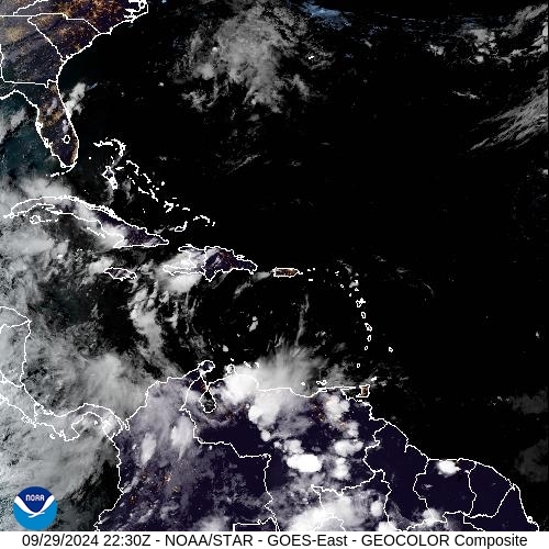 Satellite - Lesser Antilles - Sun 29 Sep 19:30 EDT