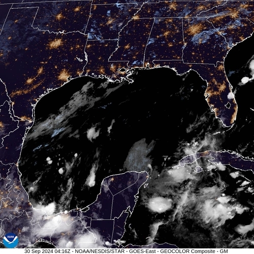 Satellite - Yucatan Strait - Mon 30 Sep 01:16 EDT