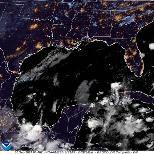 Satellite - Yucatan Strait - Mon 30 Sep 02:46 EDT