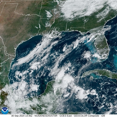 Satellite - Cuba/West - Mon 30 Sep 11:46 EDT