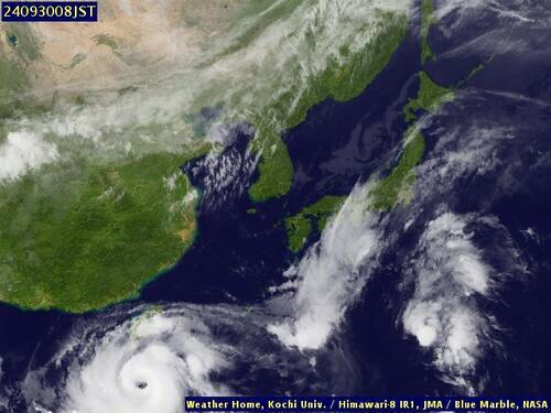 Satellite - East China Sea - Sun 29 Sep 21:00 EDT