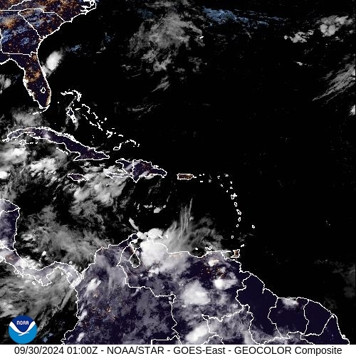 Satellite - Alizes Ouest - Sun 29 Sep 22:00 EDT