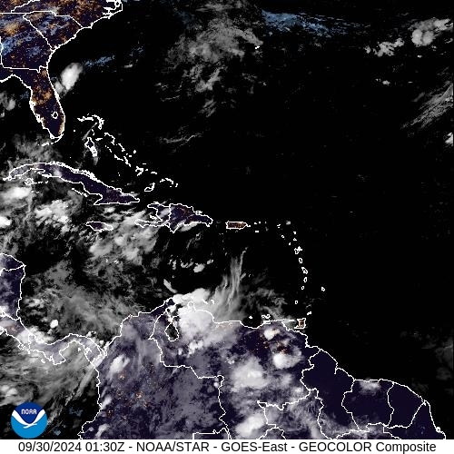 Satellite - Cuba/East - Sun 29 Sep 22:30 EDT