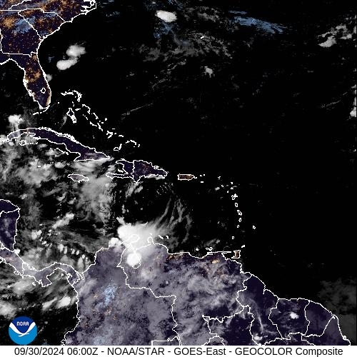 Satellite - Jamaica - Mon 30 Sep 03:00 EDT