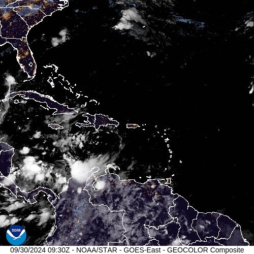 Satellite - Alizes Ouest - Mon 30 Sep 06:30 EDT