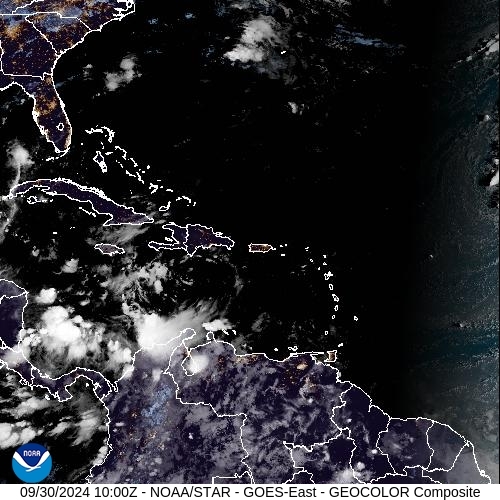 Satellite - Puerto Rico - Mon 30 Sep 07:00 EDT