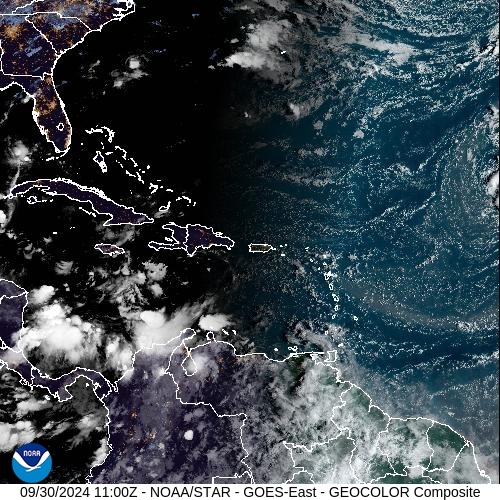 Satellite - Puerto Rico - Mon 30 Sep 08:00 EDT