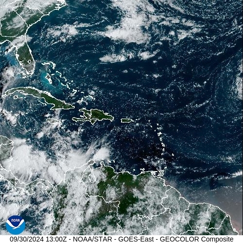 Satellite - Jamaica - Mon 30 Sep 10:00 EDT