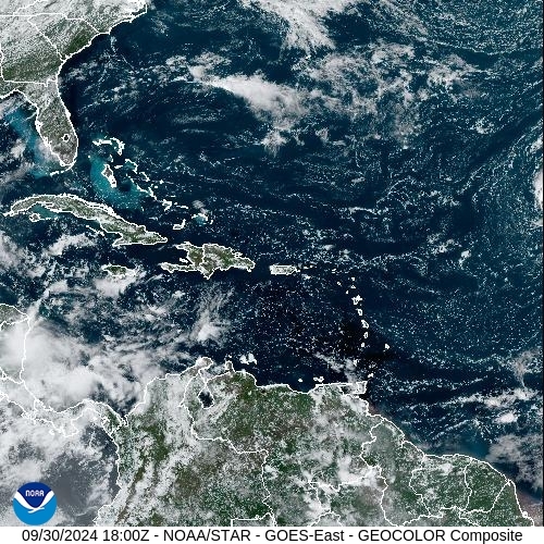 Satellite - Puerto Rico - Mon 30 Sep 15:00 EDT