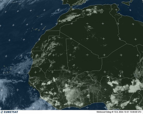 Satellite - Gulf of Guinea - Tue 01 Oct 12:00 EDT