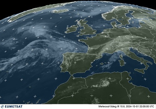 Satellite - East Bermudes - We, 02 Oct, 00:00 BST