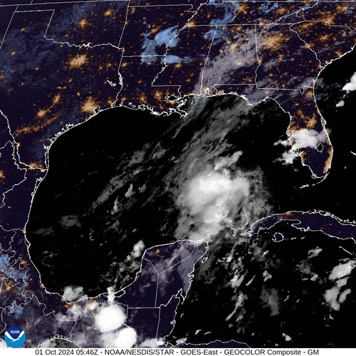 Satellite - Gulf of Mexico - Tue 01 Oct 02:46 EDT