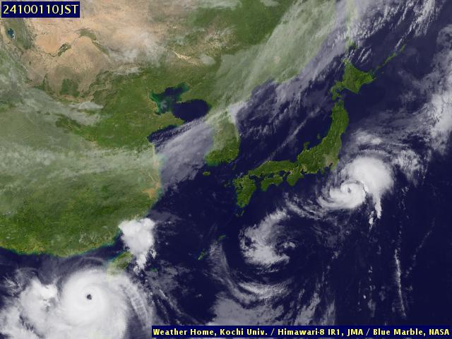 Satellite - Japan - Mon 30 Sep 22:00 EDT