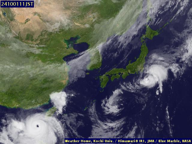 Satellite - Japan - Mon 30 Sep 23:00 EDT